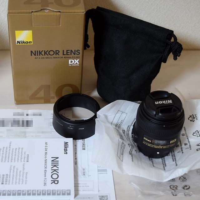 ニコン AF-S DX Micro NIKKOR 40mm f/2.8Gスマホ/家電/カメラ