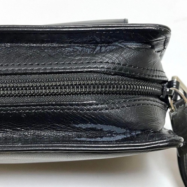 定期入れの モンブラン クラッチバッグ レザー 中古Bランク ブラック