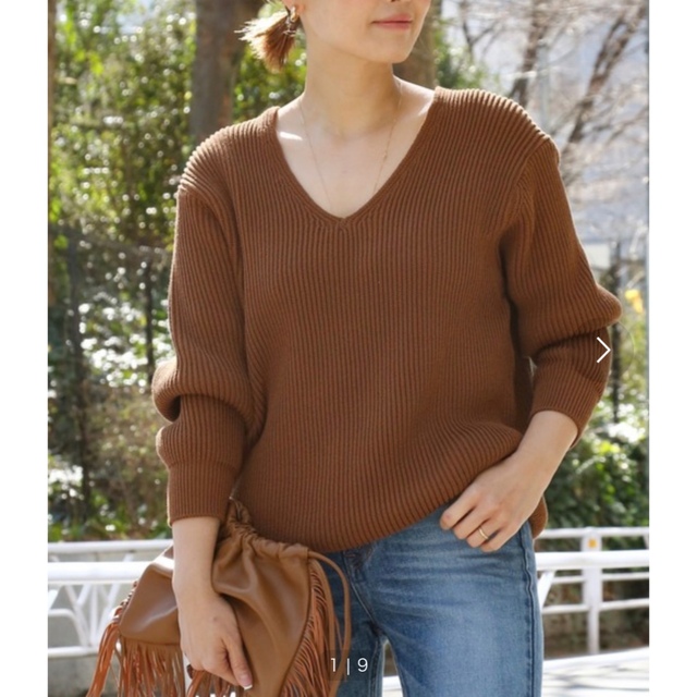 純正アウトレット Deuxieme Classe code lily Vネックプルオーバー