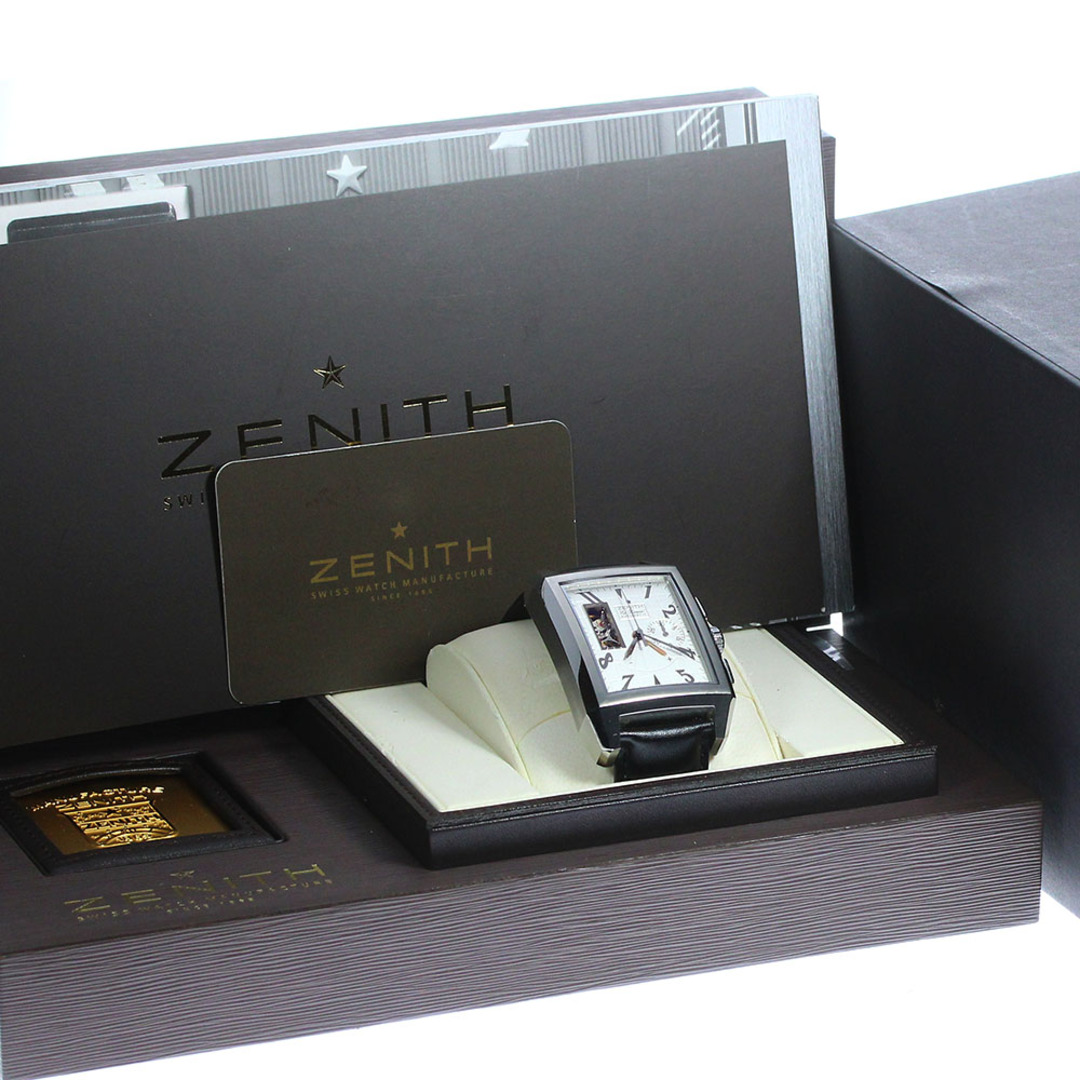 ZENITH(ゼニス)のゼニス ZENITH 03.0550.4021 グランド ポートロワイヤル オープン パワーリザーブ 自動巻き メンズ 箱・保証書付き_752520 メンズの時計(腕時計(アナログ))の商品写真