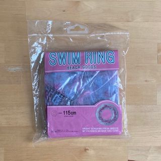 スリーコインズ(3COINS)の羽入り浮き輪　swim ring(マリン/スイミング)