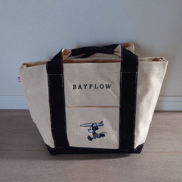 美品　BAYFLOW  ミッキー  ロゴ　トートバッグ