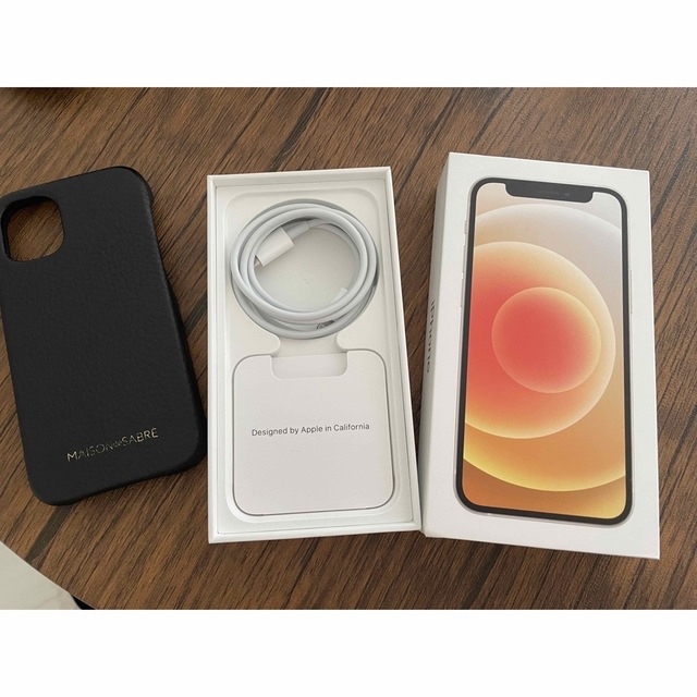 美品！iPhone12mini 本体 SIMフリー 64GB ホワイト