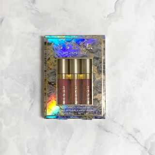 セフォラ(Sephora)の【新品】スティラ ミニリキッドリップスティック ピンクベージュ系 3本セット(口紅)