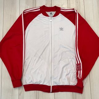 アディダス(adidas)のadidasジャージ　トップスのみ　ゆったりサイズ　原宿古着(ジャージ)