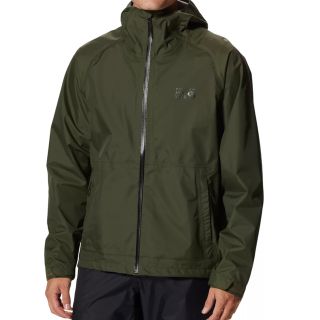 マウンテンハードウェア(MOUNTAIN HARDWEAR)の【新品】Mountain Hardwear スレショルドジャケット グリーン S(マウンテンパーカー)