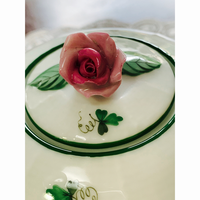 Herend - ☆お値下げ☆ヘレンド ウィーンの薔薇 ミニティーセット計7点