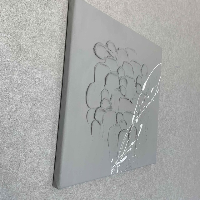 現代アート 30×30㎝ テクスチャーアート モダン 絵画 抽象画 アート