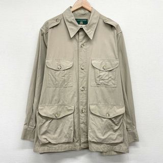 90's US古着 オービス ORVIS サファリジャケット 長袖 サイズ：メンズ XL相当 ビッグサイズ ベージュ 【中古】(その他)