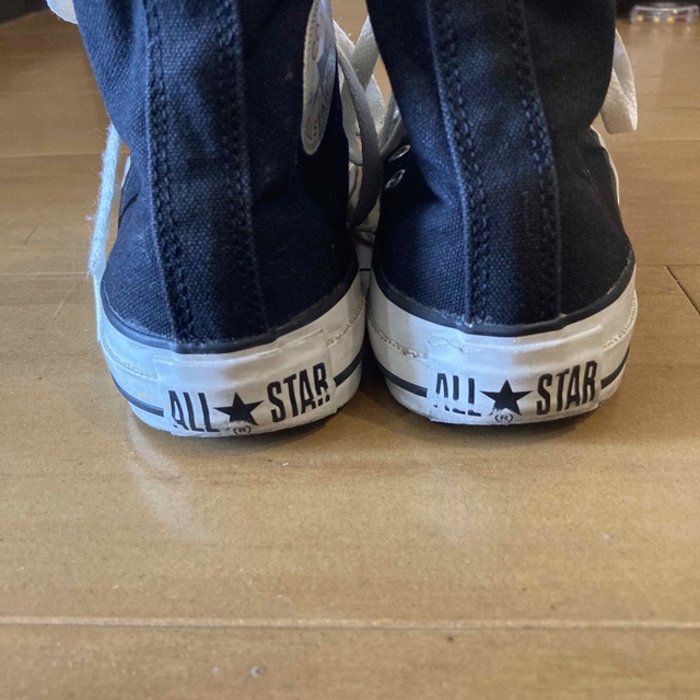 ALL STAR（CONVERSE）(オールスター)のコンバース  ハイカット　ブラック　22.5センチ レディースの靴/シューズ(スニーカー)の商品写真