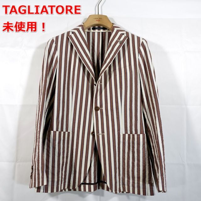 ひし型 【TAGLIATORE】 G-DAKAR ストライプジャケット/新品 - 通販