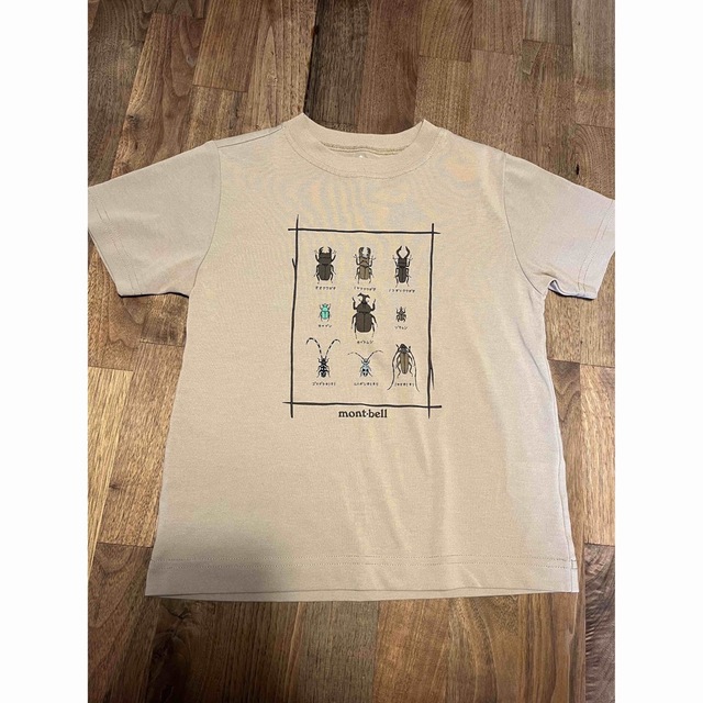mont bell(モンベル)の美品『モンベルキッズ半袖Tシャツ１２０㎝』 キッズ/ベビー/マタニティのキッズ服女の子用(90cm~)(Tシャツ/カットソー)の商品写真