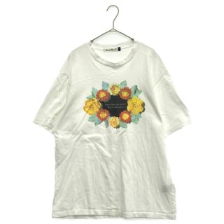 アンダーカバー(UNDERCOVER)のUNDERCOVER アンダーカバー 21SS フラワーリング フロント花柄 半袖Tシャツ カットソー ホワイト(Tシャツ/カットソー(半袖/袖なし))