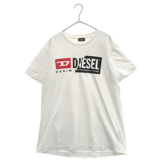 ディーゼル(DIESEL)のDIESEL ディーゼル バイカラー ロゴプリント 切り替え Tシャツ 00SDP1 0091A(Tシャツ/カットソー(半袖/袖なし))