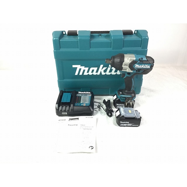 Makita ☆未使用品 ケース傷あり☆makita マキタ 18V充電式インパクトレンチ TW1001DRGX バッテリー2個(18V  6.0Ah) 充電器 ケース付き 71951の通販 by 工具販売専門店Borderless(ラクマ店)｜マキタならラクマ