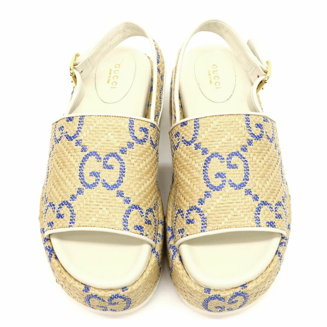 Gucci - グッチ GG プラットフォーム サンダル グッチシマ 695078