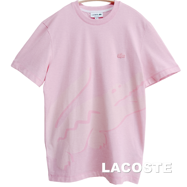 LACOSTE(ラコステ)の【LACOSTE】ラコステ ビックワニ ワニロゴ Tシャツ レディースのトップス(Tシャツ(半袖/袖なし))の商品写真