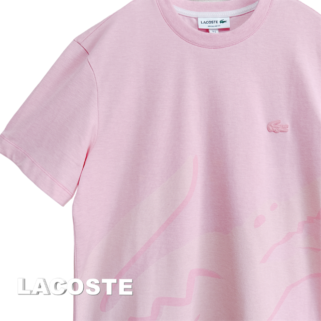 LACOSTE(ラコステ)の【LACOSTE】ラコステ ビックワニ ワニロゴ Tシャツ レディースのトップス(Tシャツ(半袖/袖なし))の商品写真