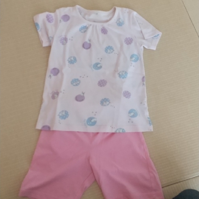 AEON(イオン)の110㎝  半袖パジャマ キッズ/ベビー/マタニティのキッズ服女の子用(90cm~)(パジャマ)の商品写真