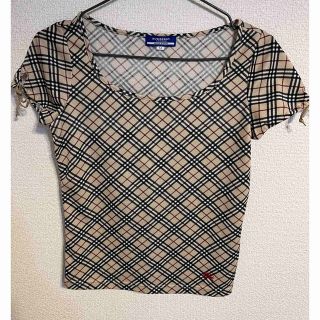 バーバリーブルーレーベル(BURBERRY BLUE LABEL)の美品　Burberry 半袖(カットソー(半袖/袖なし))