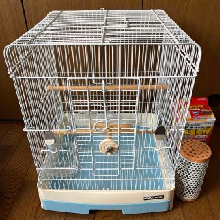 【BB様専用 鳥かご】イージーホームバード 35-BL(手乗り) 中型インコ (かご/ケージ)