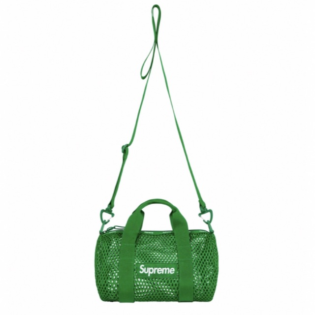 Supreme mesh mini duffle bag シュプリームgreen - ショルダーバッグ