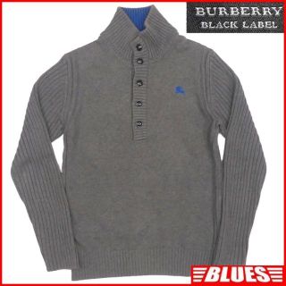 バーバリーブラックレーベル(BURBERRY BLACK LABEL)の廃盤 バーバリーブラックレーベル セーター ニット M メンズ HN1870(ニット/セーター)