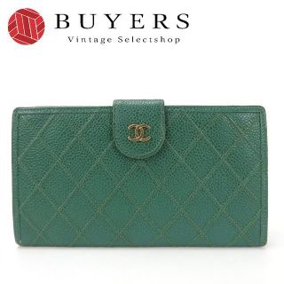 シャネル 革 財布(レディース)(グリーン・カーキ/緑色系)の通販 22点