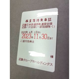 近鉄 定期 近畿日本鉄道 株主優待乗車証(その他)