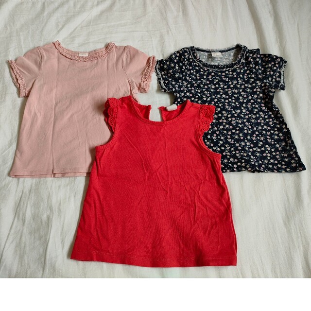 H&M(エイチアンドエム)のH&M　トップス3点セット キッズ/ベビー/マタニティのベビー服(~85cm)(Ｔシャツ)の商品写真