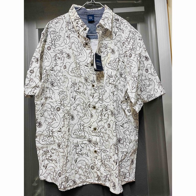しまむら(シマムラ)の半袖　シャツ カットソー　Mike Kurtis 新品　綿100 4L メンズのトップス(Tシャツ/カットソー(半袖/袖なし))の商品写真