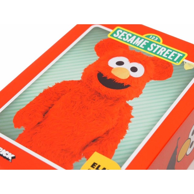 個人保管未使用 BEARBRICK ベアブリック SESAME STREET ELMO Costume エルモ コスチューム Ver レッド 400％  13082