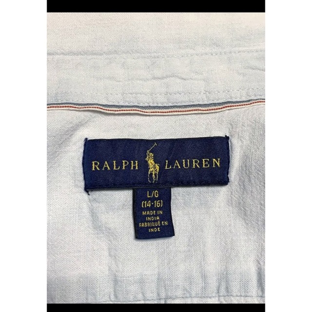 Ralph Lauren(ラルフローレン)の【希少 ホワイト シャンブレー】 ラルフローレン  シャツ 半袖 NO1207 メンズのトップス(シャツ)の商品写真