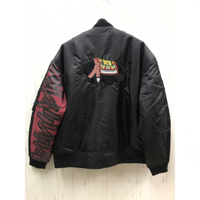 LIBERAIDERS リベレイダース MA-1 ボンバージャケット 黒-