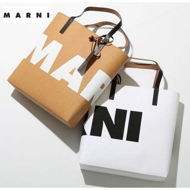 在庫処分セール！　即完品　22AW  MARNI  TOTE BAG(2カラー)