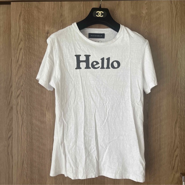 新品ショップ MADISON BLUE マディソンブルー Hello Tシャツ 01 | www