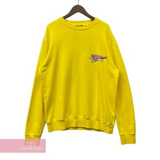 バルマン(BALMAIN)のBALMAIN Logo Sweatshirt JQ010G040 バルマン ロゴスウェットシャツ プ トレーナー クルーネック プリント イエロー サイズXXL【230521】【中古-A】【me04】(スウェット)