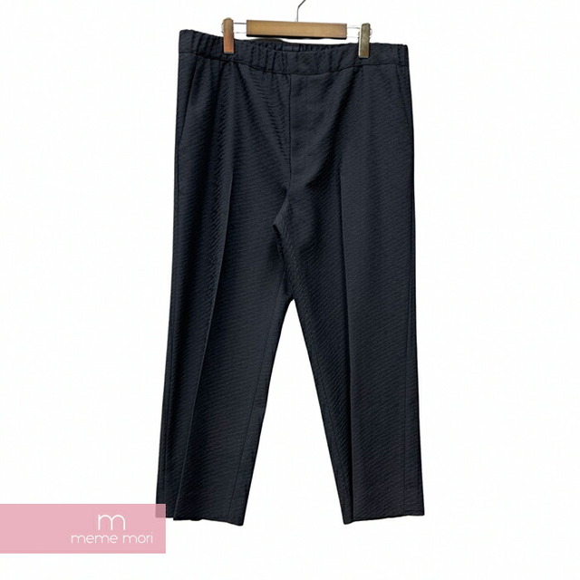 LOUIS VUITTON 2022AW Archive Monogram Drawstring Trousers 1A9IX7 ルイヴィトン アーカイブモノグラムドローストリングトラウザーズ スラックス イージーパンツ 総柄ロゴ ダークネイビー サイズ44【230521】【-A】【me04】ウール100％裏地