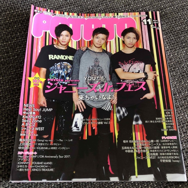 Johnny's(ジャニーズ)のPOTATO (ポテト) 2017年 11月号　Prince エンタメ/ホビーの雑誌(アート/エンタメ/ホビー)の商品写真