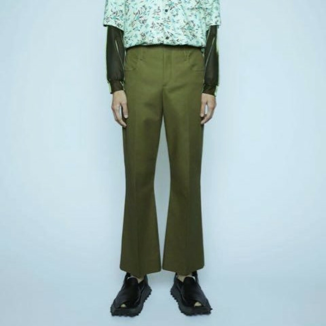 美品　BELTED CUT OFF TROUSERS arrangement