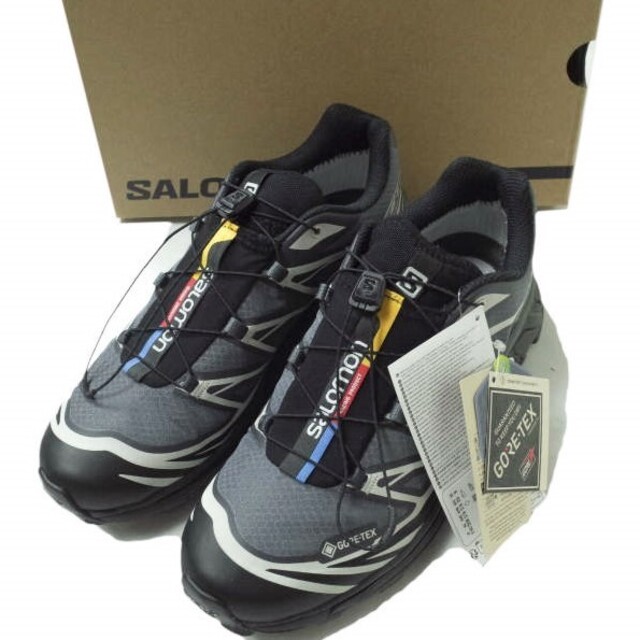 SALOMON ADVANCED サロモン アドバンス 22AW XT-6 GTX L41663500 US8.5(26.5cm) BLACK/EBONY/LUNAR ROCK GORE-TEX ゴアテックス スニーカー シューズ【新古品】【SALOMON ADVANCED】