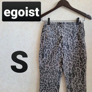 エゴイスト(EGOIST)のレースアップ レオパードパンツ ハイウエスト スキニーパンツ エゴイスト S(スキニーパンツ)