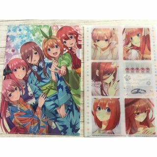 「五等分の花嫁」A4サイズ　クリアファイル２枚セット(クリアファイル)