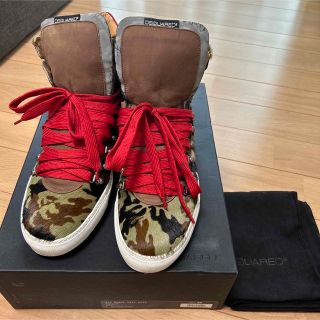 ディースクエアード(DSQUARED2)の【DSQUARED 2 ディースクエアード】ハイカット スニーカー44（29㎝）(スニーカー)