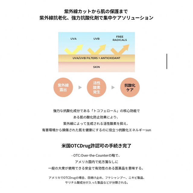 【24H以内発送!送料込!】COSRX ビタミンEバイタライジングUVクリーム コスメ/美容のベースメイク/化粧品(化粧下地)の商品写真