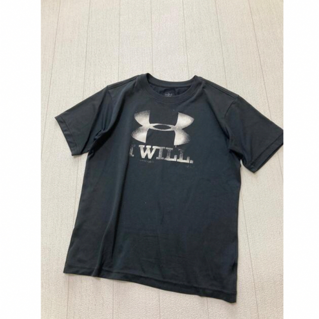 UNDER ARMOUR(アンダーアーマー)のアンダーアーマー　Tシャツ　YMD 140 野球　ブラック　黒 キッズ/ベビー/マタニティのキッズ服男の子用(90cm~)(Tシャツ/カットソー)の商品写真