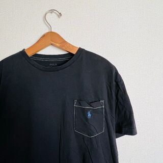 ラルフローレン(Ralph Lauren)の90s ポロラルフローレン Tシャツ Ralph Lauren 黒(Tシャツ/カットソー(半袖/袖なし))