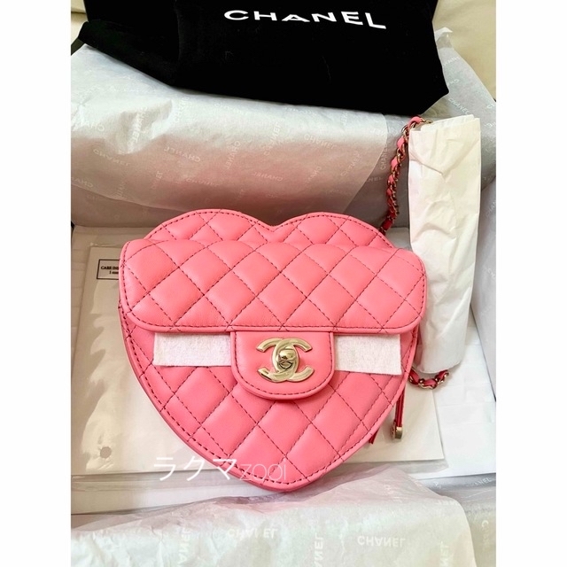 希少★ CHANEL  シャネル　ハンドバッグ ボックス　ピンク　ラムスキン