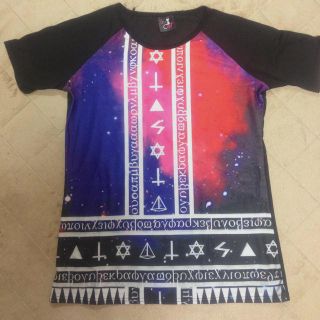 宇宙柄Tシャツ(Tシャツ(半袖/袖なし))