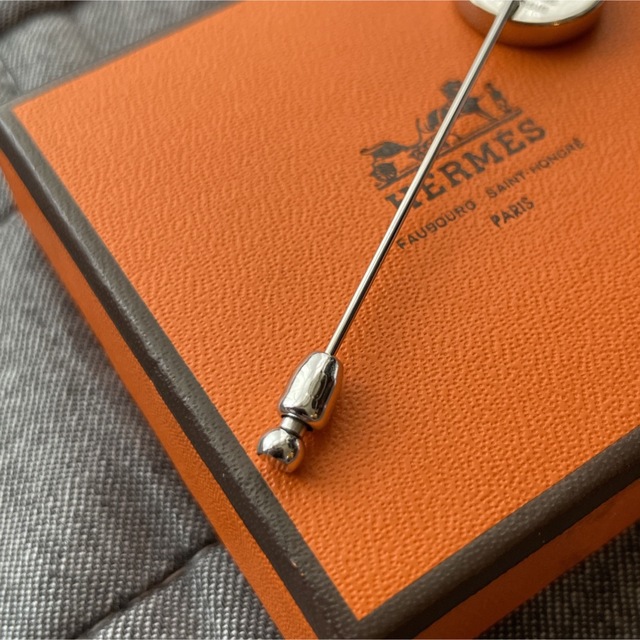 HERMES - HERMES エルメス クラシック ラペルピン ピンブローチ HERMES - HERMES エルメス クラシック ラペルピン ピンブローチ
